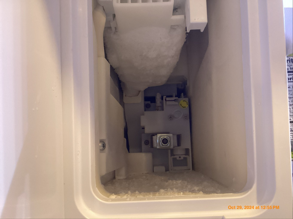 frosted over icemaker