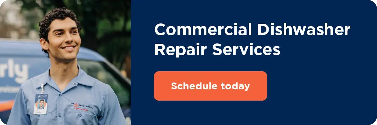 Schedule your commercial dishwasher repair today.