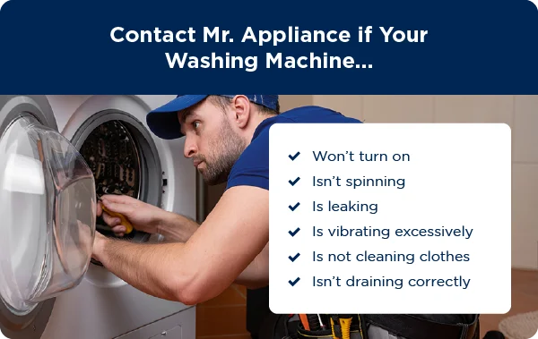 Washing Machine Repairs And Services Mr Appliance