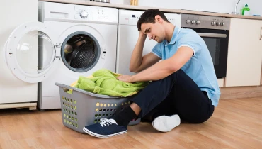 Man distressed over broken appliance