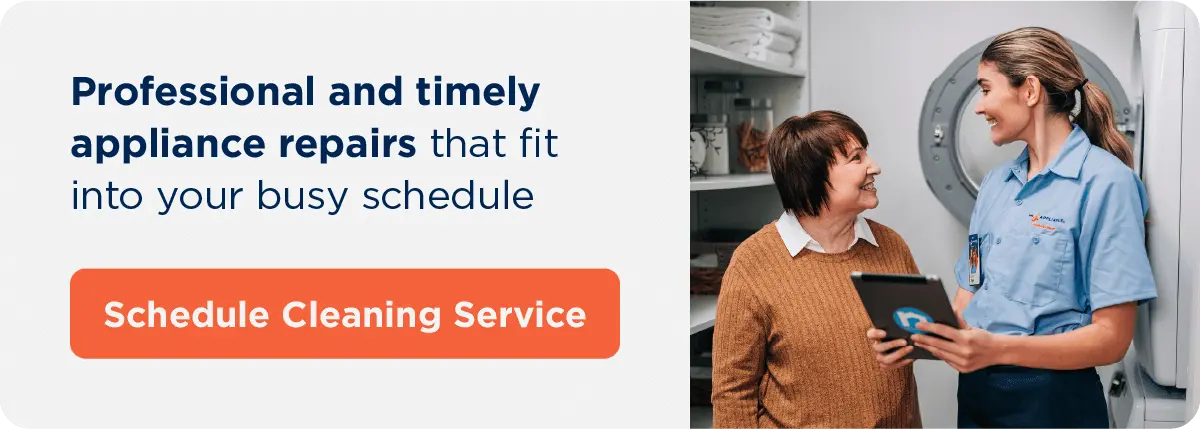 How to schedule dryer vent cleaning online with Mr. Appliance.